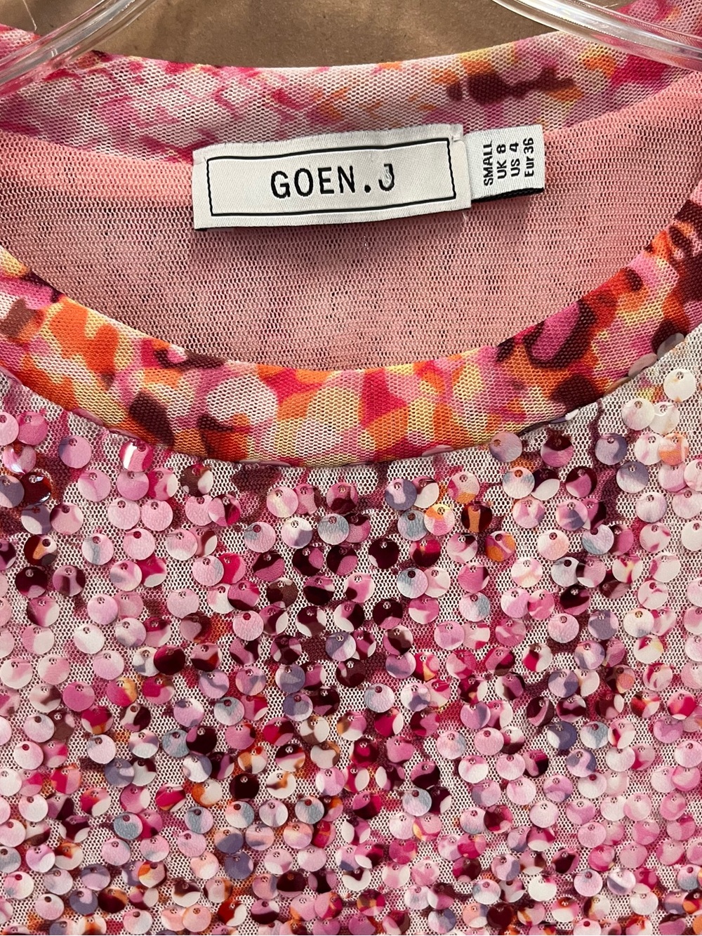 Goen.J Multicolor Sequin Swingy Shift Dress - Picture 7 of 13